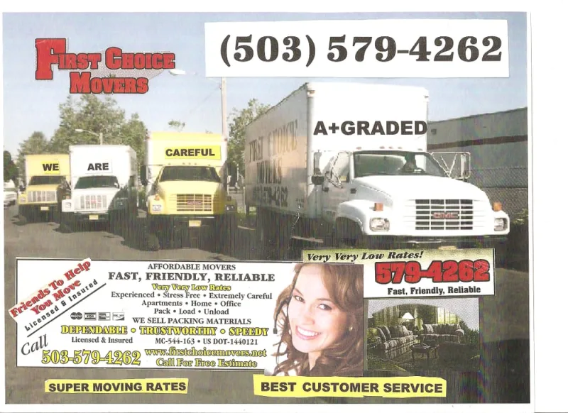 First Choice Movers LLC